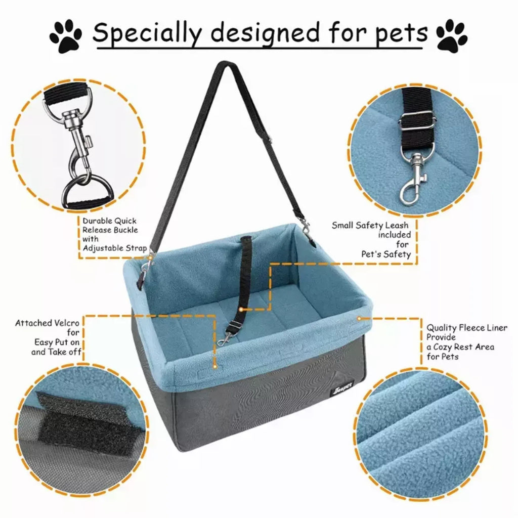 Additional product view of Small Dog Car Booster Seat for Pets up to 24 lb – GOOPAWS