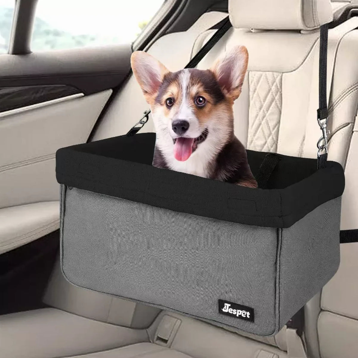 Additional product view of Small Dog Car Booster Seat for Pets up to 24 lb – GOOPAWS