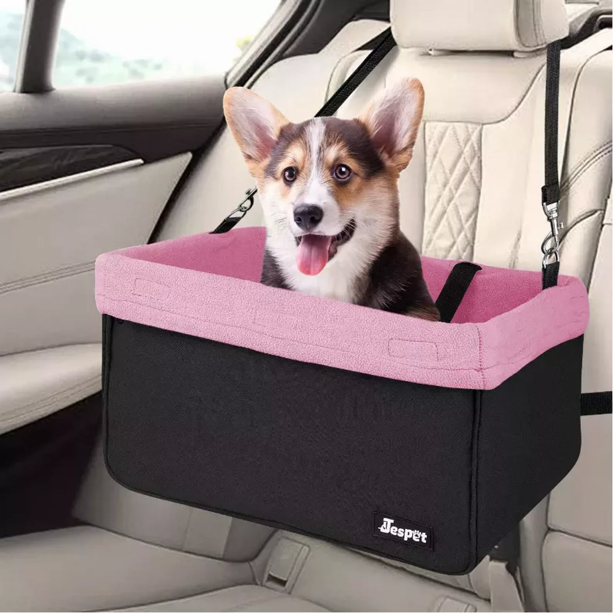 Additional product view of Small Dog Car Booster Seat for Pets up to 24 lb – GOOPAWS