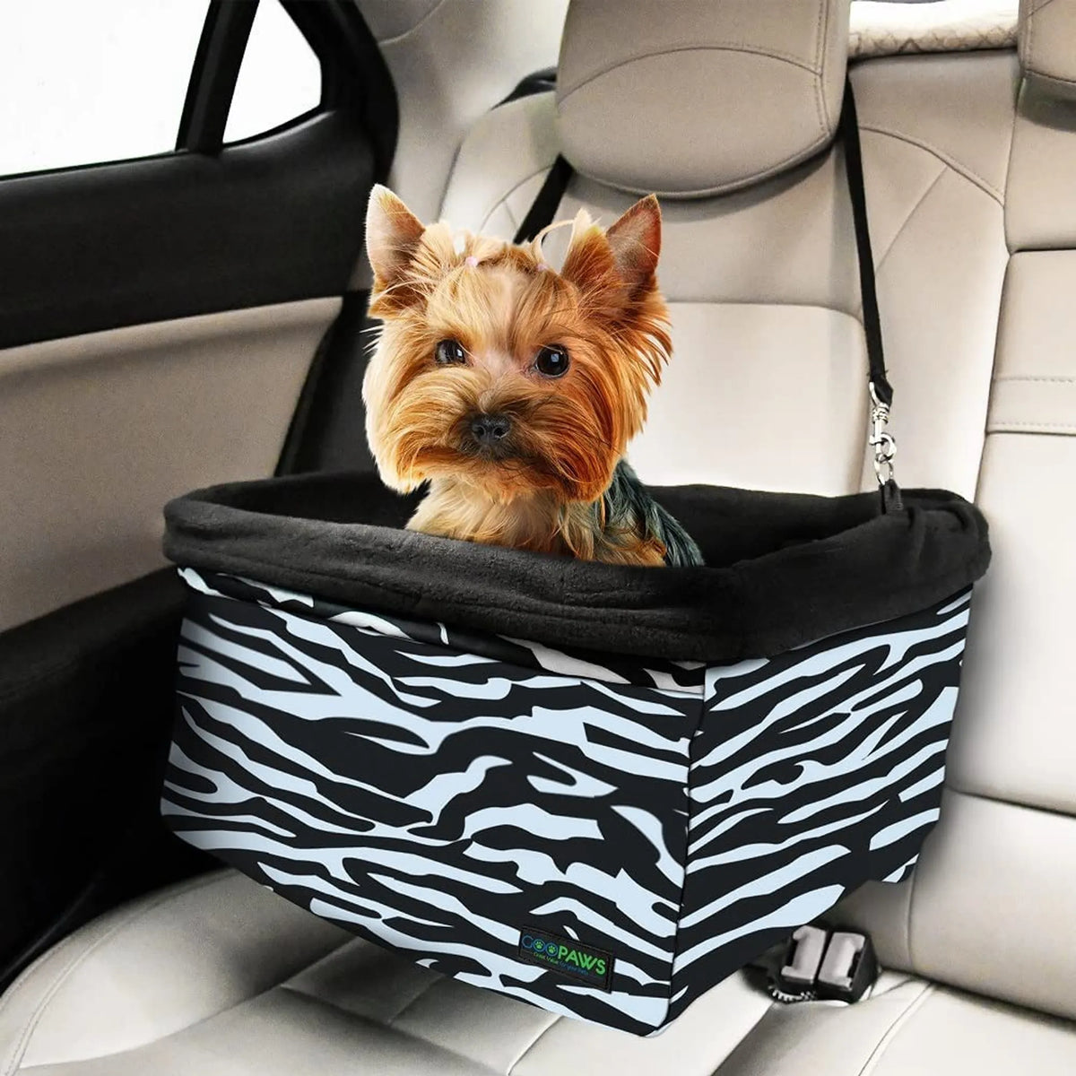 Additional product view of Small Dog Car Booster Seat for Pets up to 24 lb – GOOPAWS