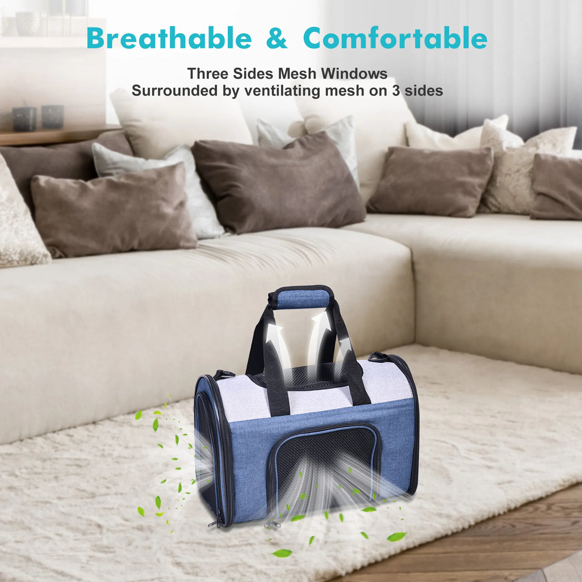 Additional product view of Soft-Sided Dog & Pet Travel Carrier up to 15 lb – JESPET