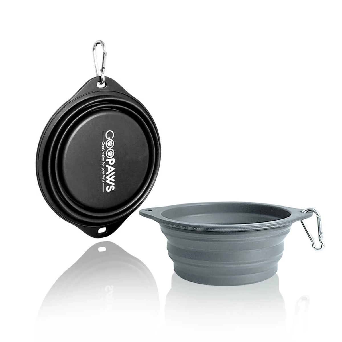 Additional product view of Collapsible Dog Travel Bowls, 2-Pack – GOOPAWS