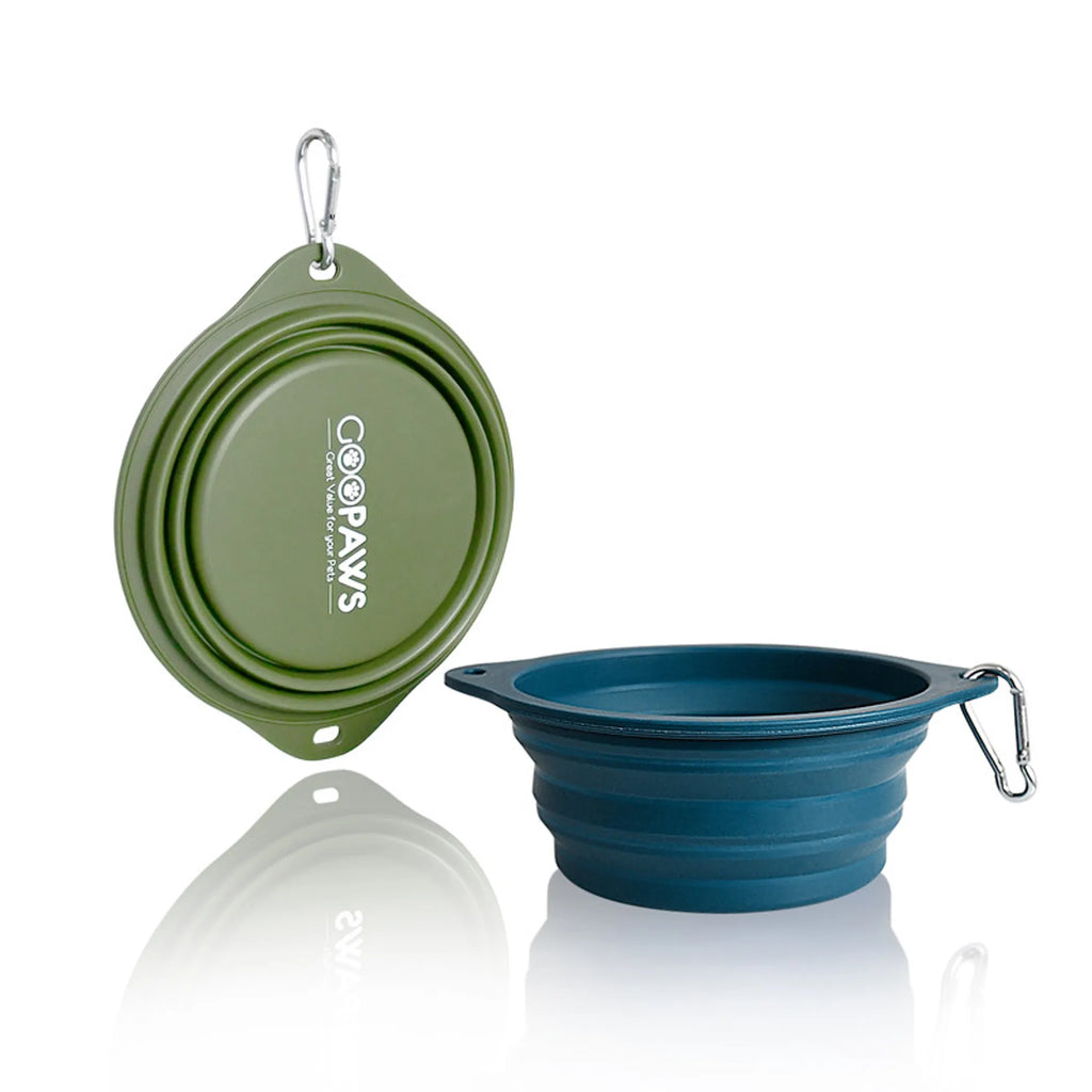 Additional product view of Collapsible Dog Travel Bowls, 2-Pack – GOOPAWS