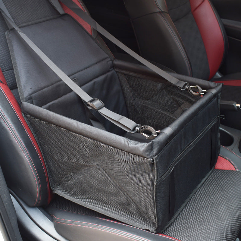 Additional product view of Foldable Dog Car Seat & Travel Basket – Furr Baby Gifts