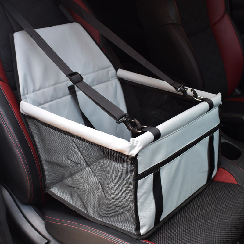 Additional product view of Foldable Dog Car Seat & Travel Basket – Furr Baby Gifts