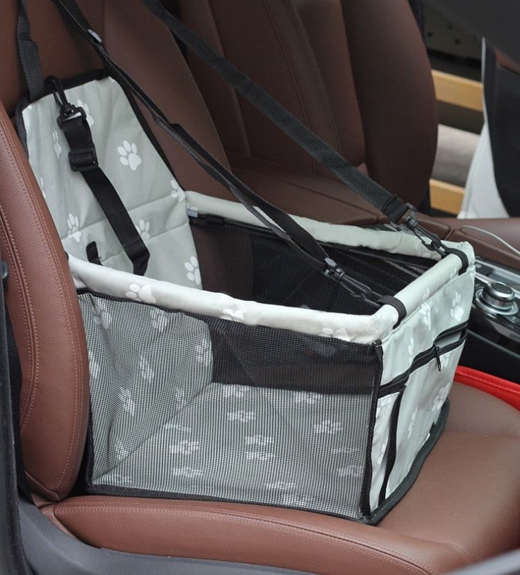Additional product view of Foldable Dog Car Seat & Travel Basket – Furr Baby Gifts