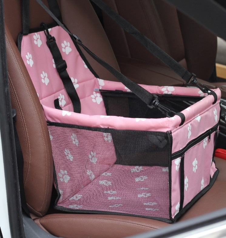 Additional product view of Foldable Dog Car Seat & Travel Basket – Furr Baby Gifts