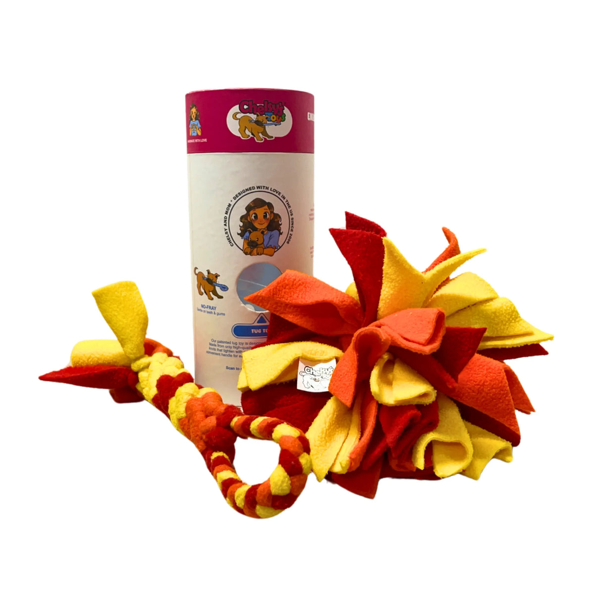 Additional product view of 3-in-1 Dog Enrichment Toy – Tug, Snuffle & Treat Puzzle