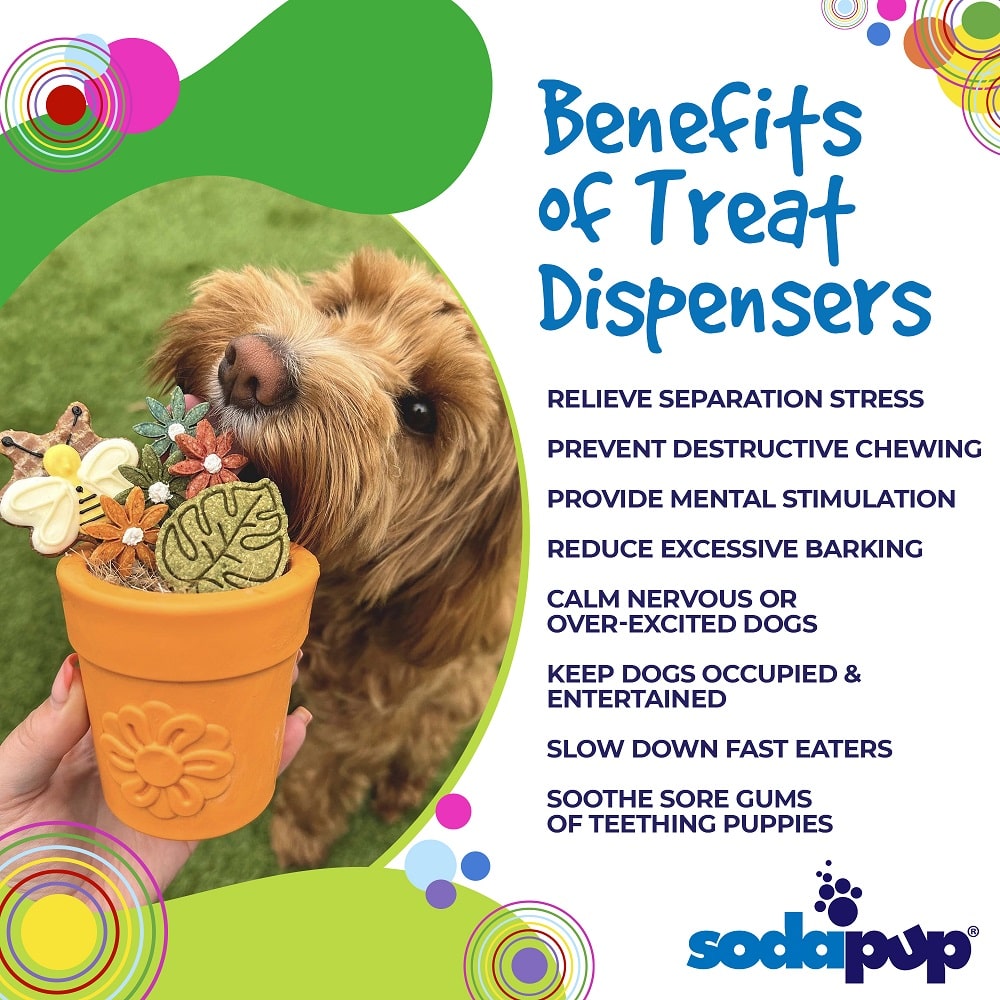 Additional product view of SodaPup Flower Pot Dog Treat Dispenser – Large
