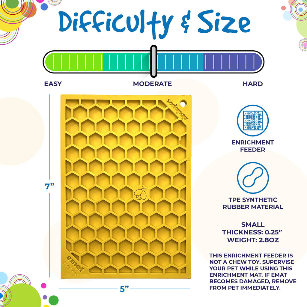 Additional product view of Dog Lick Mat for Enrichment – SodaPup Honeycomb