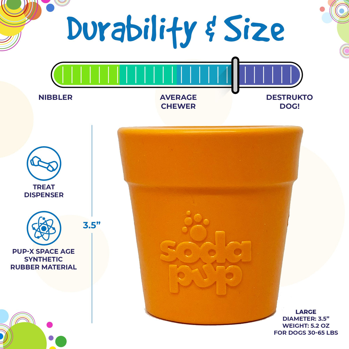 Additional product view of SodaPup Flower Pot Dog Treat Dispenser – Large