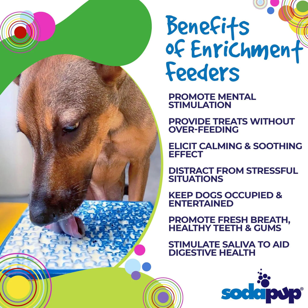 Additional product view of Dog Enrichment Lick Mat – SodaPup Jigsaw