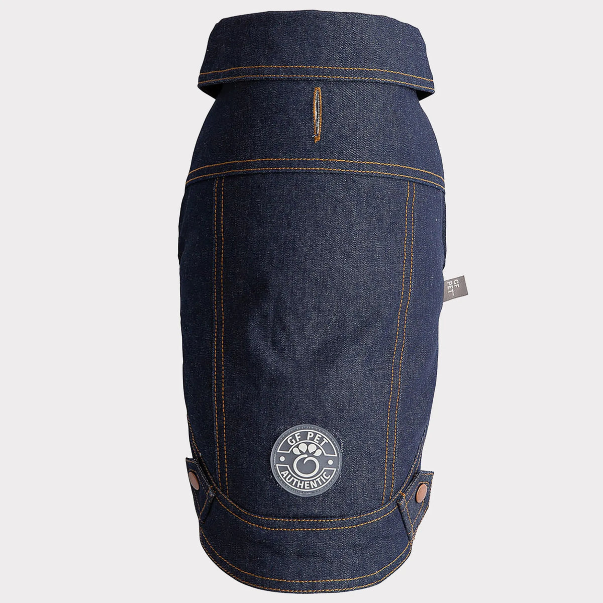 Additional product view of Sherpa-Lined Denim Dog Jacket – GF Pet Elasto-Fit