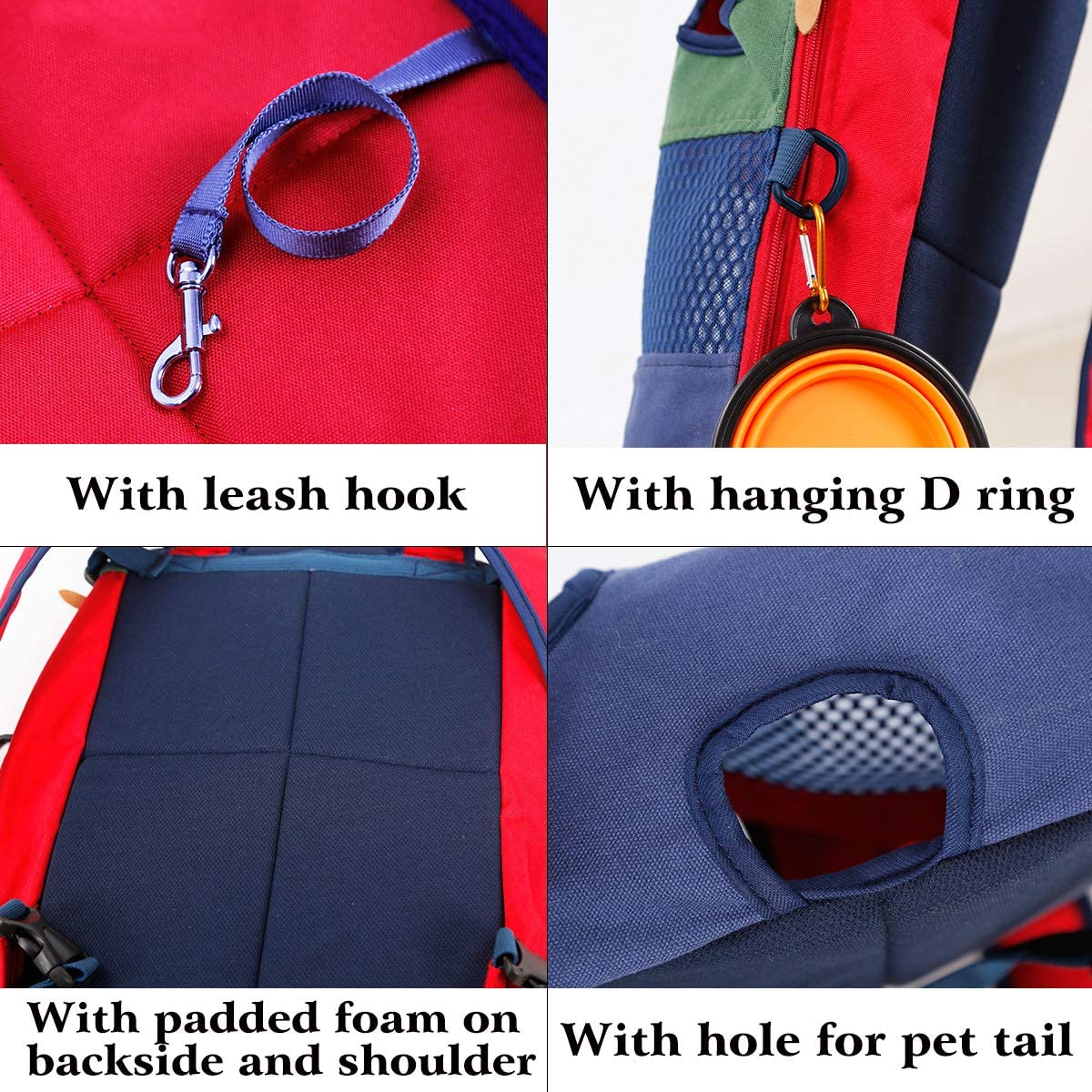 Additional product view of Front Dog Carrier Backpack for Walking & Hiking – Furr Baby Gifts