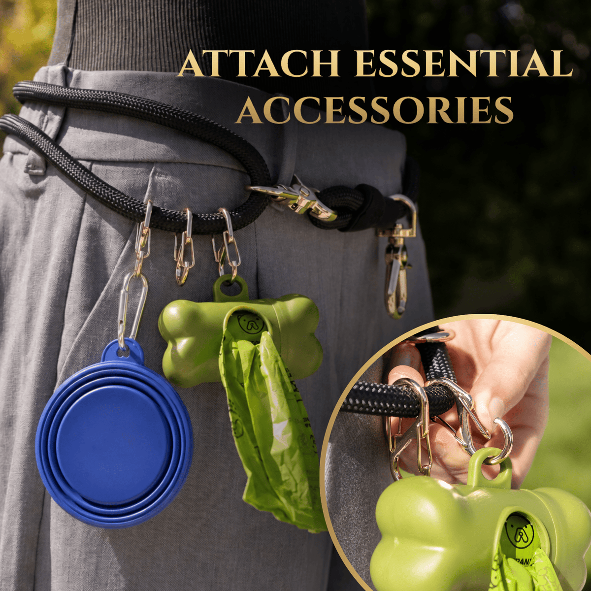 Additional product view of Hands-Free No-Pull Dog Leash for Walking & Training – Calm Command