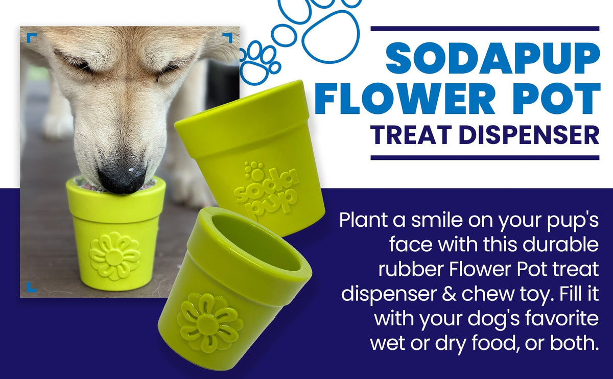 Additional product view of SodaPup Flower Pot Dog Treat Dispenser – Large