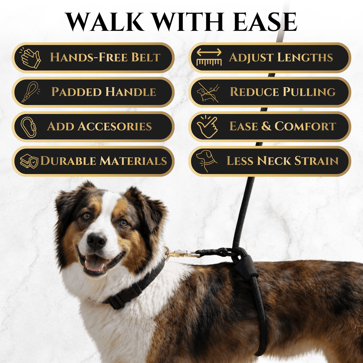 Additional product view of Hands-Free No-Pull Dog Leash for Walking & Training – Calm Command