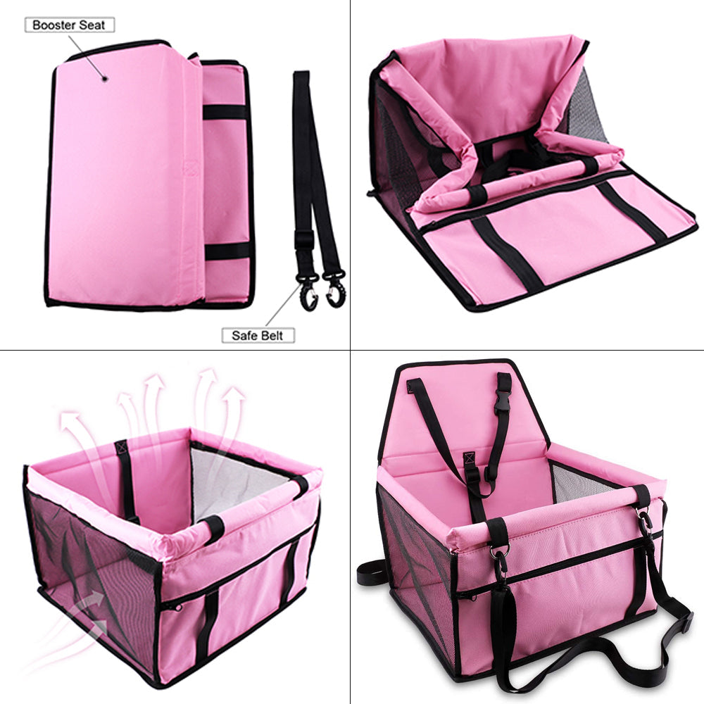 Additional product view of Foldable Dog Car Seat & Travel Basket – Furr Baby Gifts