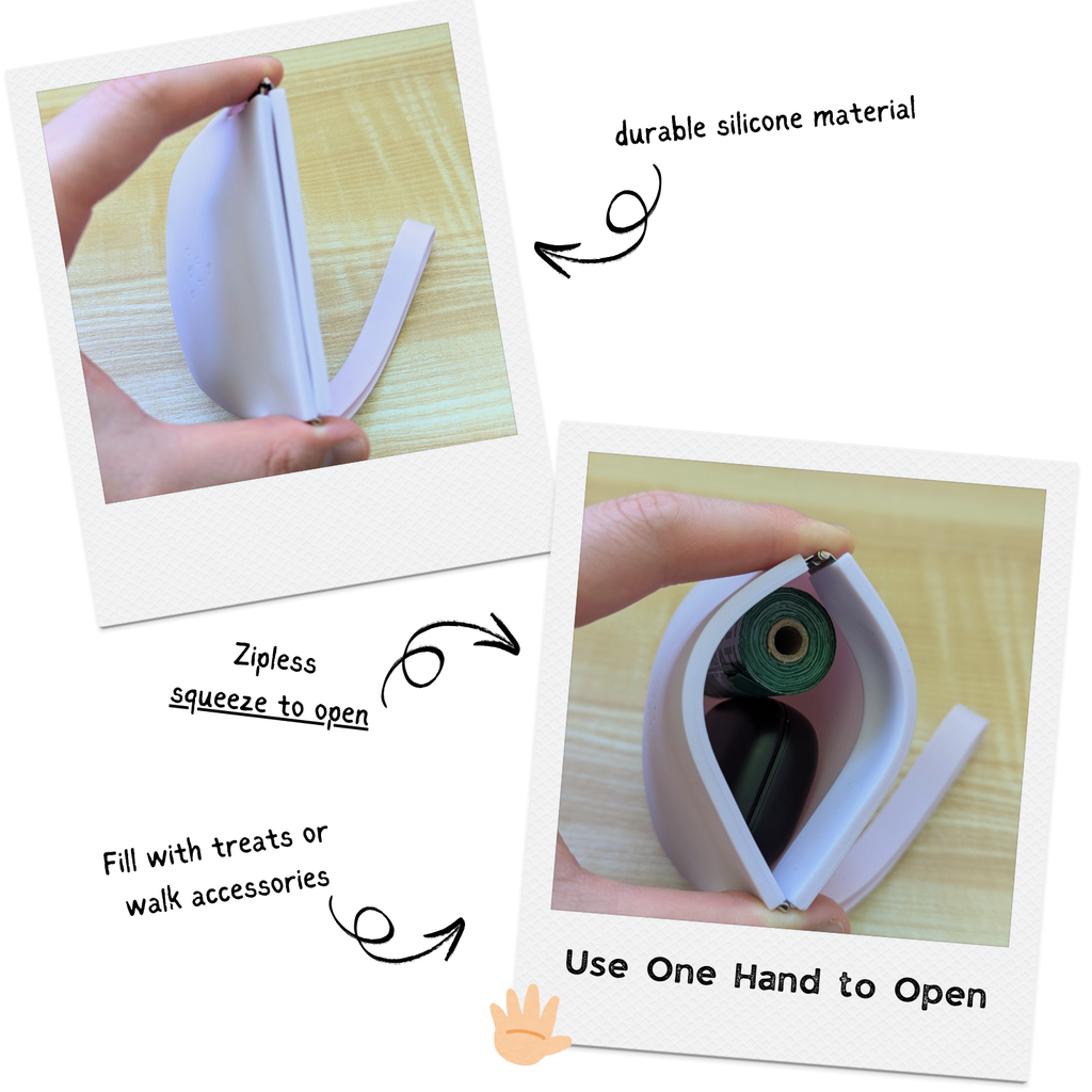 Additional product view of One-Hand Dog Treat Training Pouch – Up Dog Shop