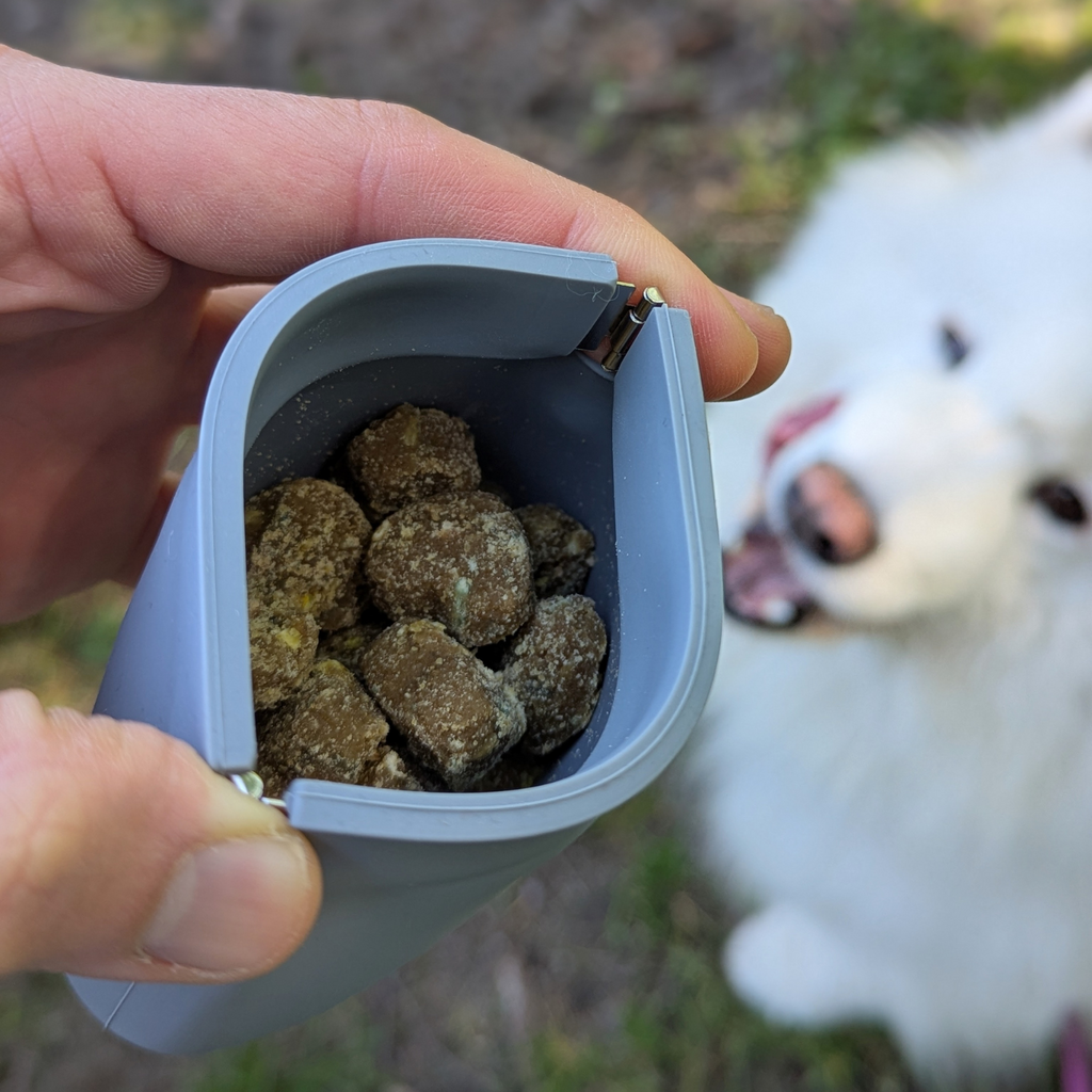 Additional product view of One-Hand Dog Treat Training Pouch – Up Dog Shop