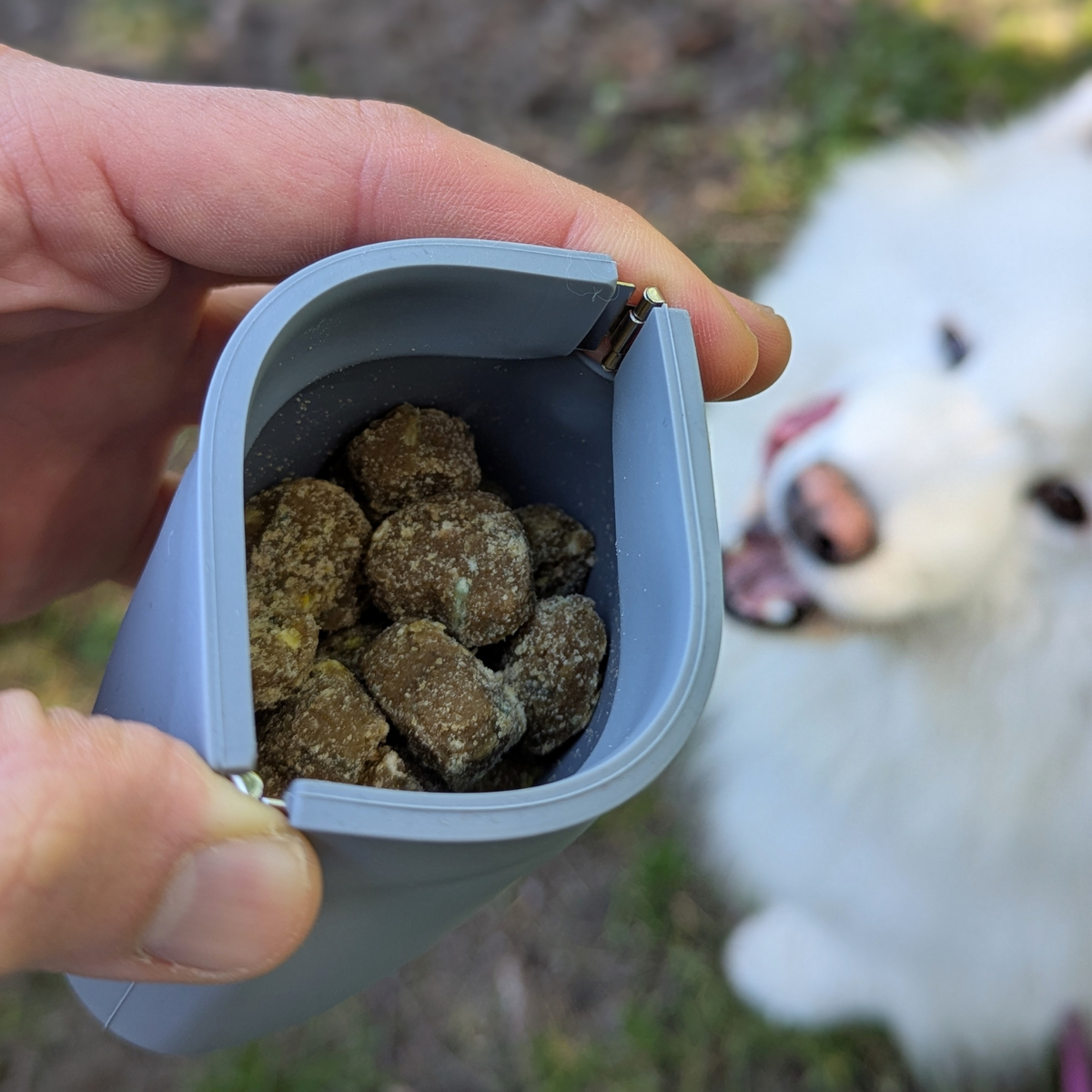 Additional product view of One-Hand Dog Treat Training Pouch – Up Dog Shop