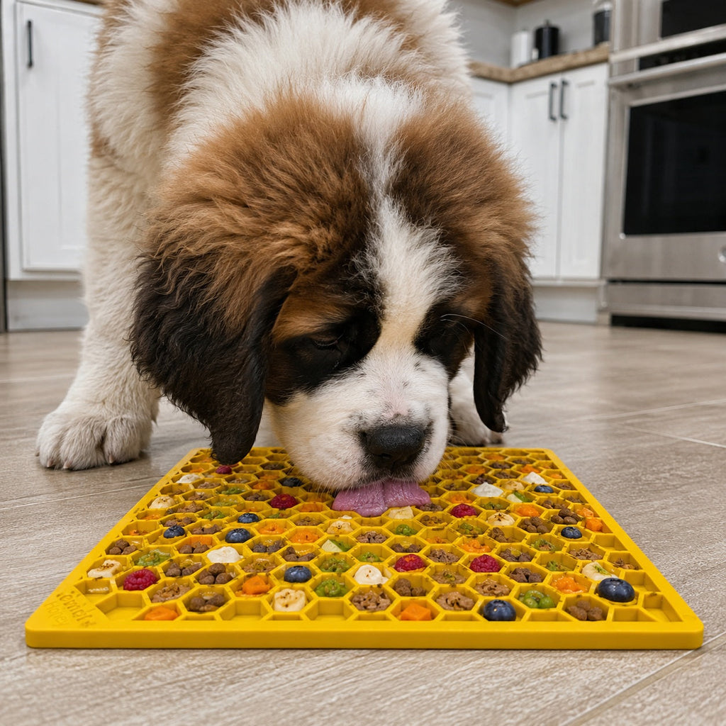 Additional product view of Dog Lick Mat for Enrichment – SodaPup Honeycomb