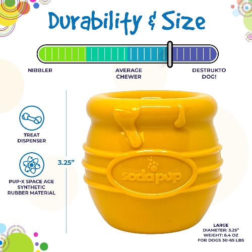 Additional product view of SodaPup Honey Pot Dog Treat Dispenser