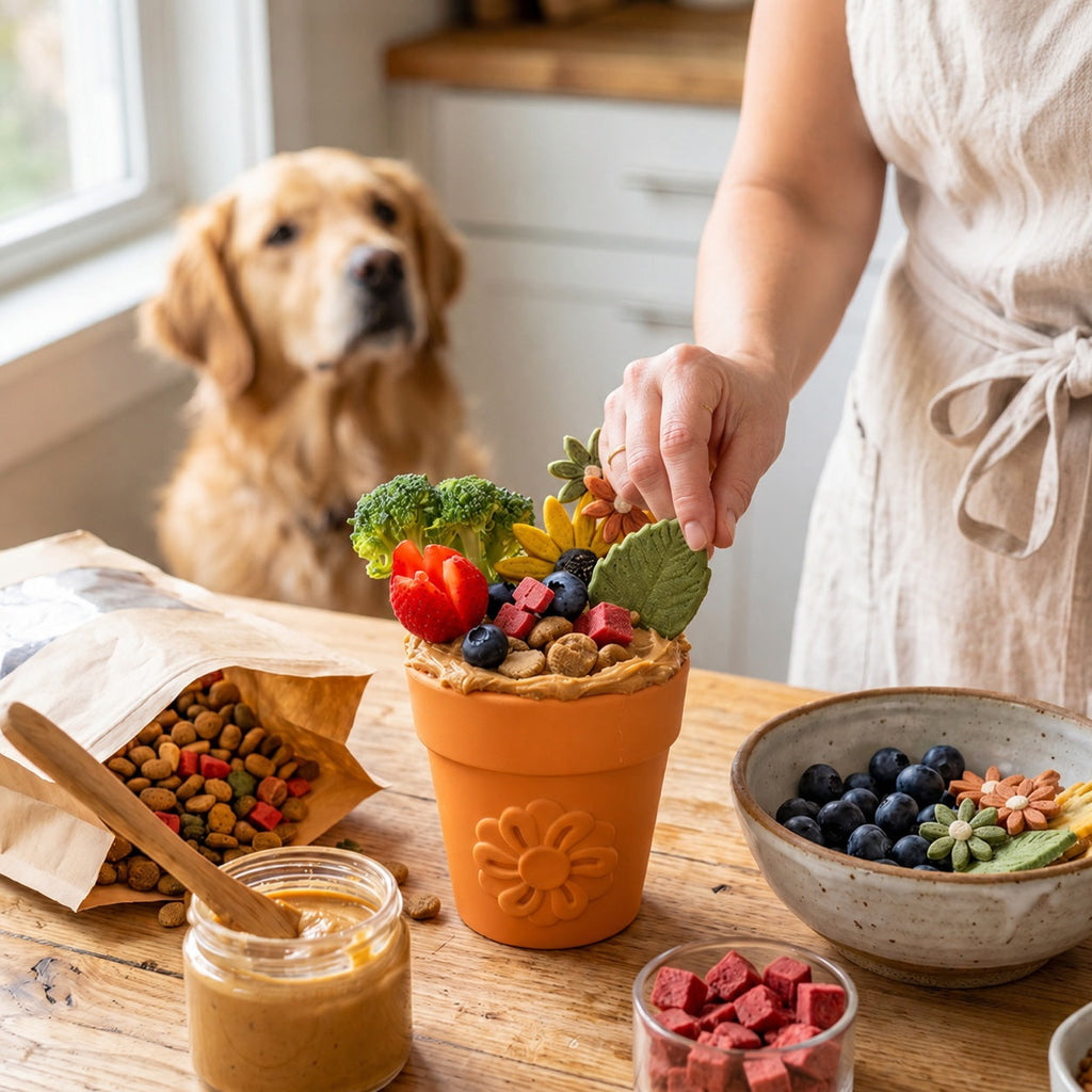 Additional product view of SodaPup Flower Pot Dog Treat Dispenser – Large