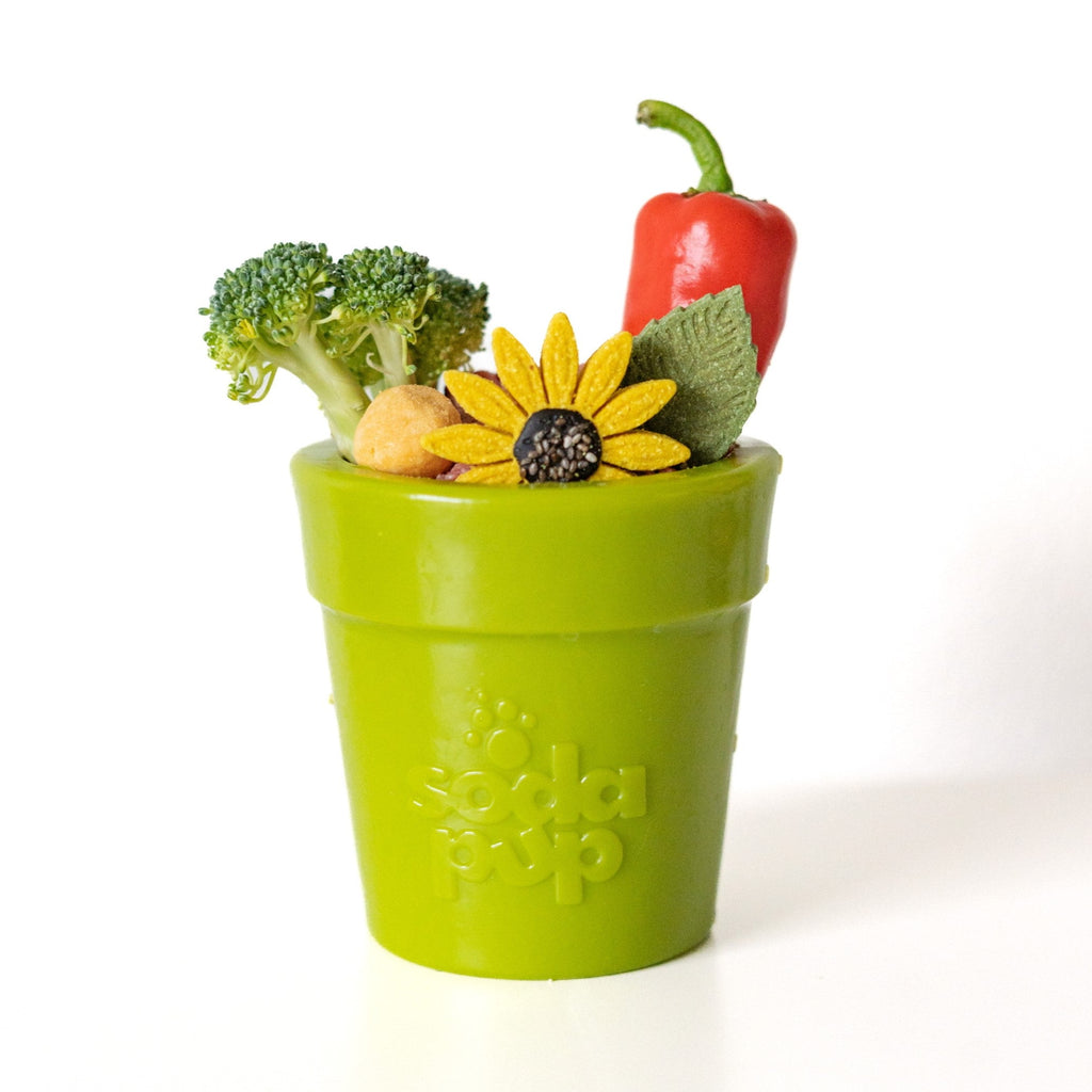 Additional product view of SodaPup Flower Pot Dog Treat Dispenser – Large