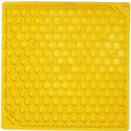 SodaPup Honeycomb dog lick mat in yellow